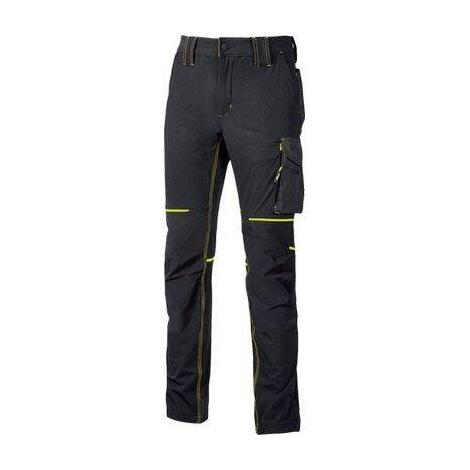 Pantalone  slim  fit  world  u-power - Black  carbon  xl