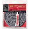 Guarnizione  treccia  +  adesivo  x  stufa  fuego - Mm  10  mt  2,5