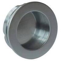 Maniglia  incasso  tonda  cottali - Mm  30x12  ottone  cromo  satinato