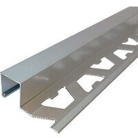 Profilo  jolly  alusquare  arcansas - Allum  argento  lux  mm  10x27  h.cm  250