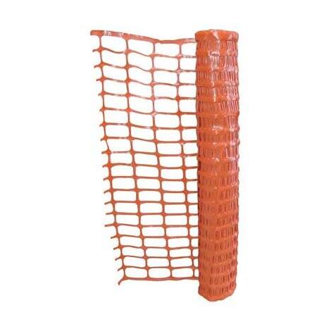 Rete  protezione  cantiere  arancio  tenax - H.cm  150  ml  50
