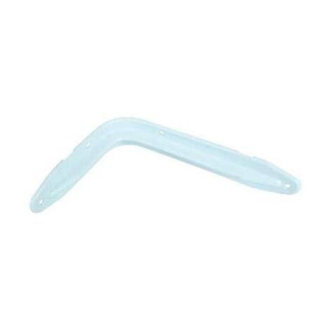 Reggimensola  europa  bolis - Acciaio  nervato  verniciato  bianco  mm  240x150