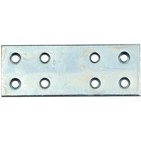 Giunzione 8 fori dritta - Zincata s.mm 2,0 cf=pz 50 cm 10x3