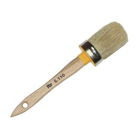 Pennello  ovalino  m.legno  110  itr - Setola  bionda  nxmm    8x44