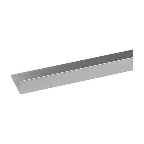 Profilo  angolare  lati  diversi  arcansas - Allum  argento  lux  s.mm  1,0  mm  30x15  h.cm  100