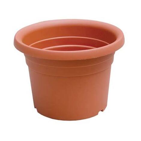 Vaso  cilindrico  dahlia  ics - Pp  terracotta  cm  20  h.cm  14