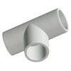 Tee  ip40  x  tubo  rigido  pvc - Grigio  mm  25