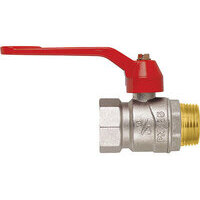 Valvola  sfera  normale  mf  leva  perfecta  fiv - Ottone  nichelato  1