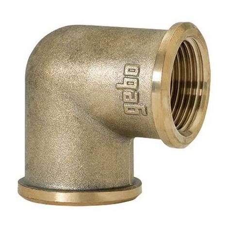 Gomito  ff  ottone  90  gebo - 1