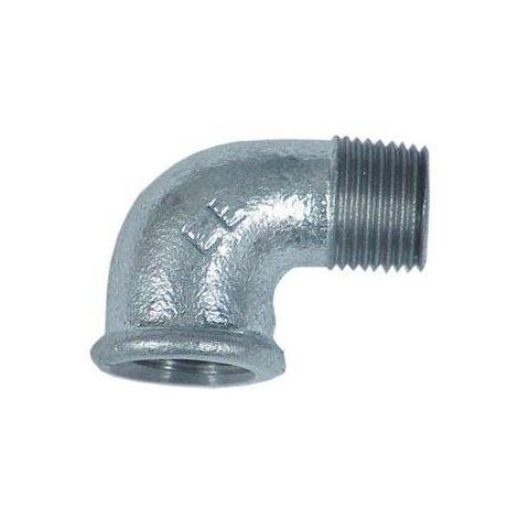Gomito  mf  ghisa  zincata  92  gebo - 3/4mf