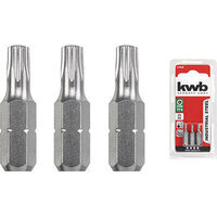 Inserto  torx  tamper  x  avvitatore  kwb - Txtxmm  15x25  cf=pz  3