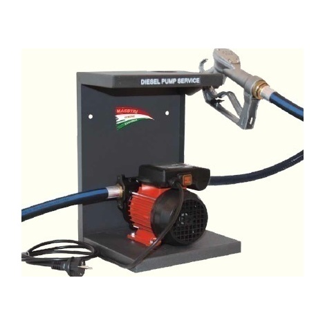 ELETTROPOMPA DIESEL 220V COMPLETA 100L/MIN + SUPPORTO IN LAMIERA