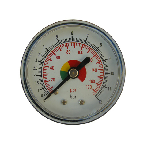 0 - 12 bar - 1/4? - diam. 63 mm - manometro a secco per misurazione pressione