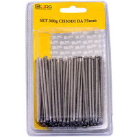 Set 300 g. chiodi da 75 mm. zincati