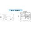BLUE TANK - CISTERNA LT.125 12V CON ELETTROPOMPA, PISTOLA AUTOMATICA E CONTALITRI ELETTRONICO