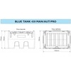 BLUE TANK - CISTERNA LT.430 24V CON ELETTROPOMPA E PISTOLA MANUALE