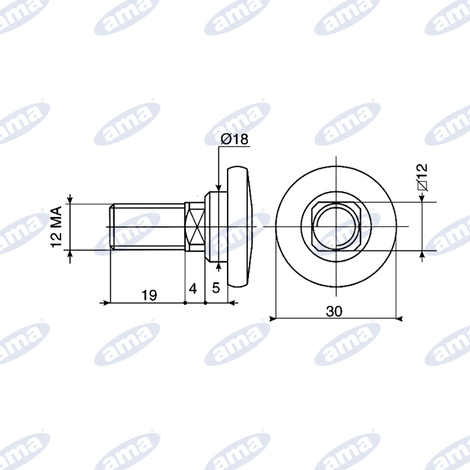 Bullone portalama adattabile VICON rif. B1374593