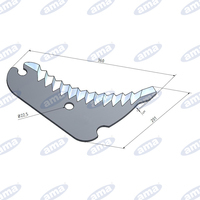 Coltello per caricafieno adattabile JOHN DEERE rif. CC40485 E CC45141