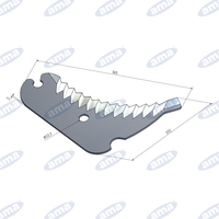 Coltello per caricafieno adattabile WELGER rif. 0982210100