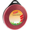 Filo  x  decespugliatore  tondo  corallo  stars - Mm  4,0  mt  35