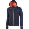 Felpa  full  zip  +  cappuccio  jupiter  u-power - Deep  blue  xxl