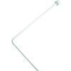 Tubo  reggitenda  angolare  x  doccia - Alluminio  bianco  mm  25  cm  80x80x80