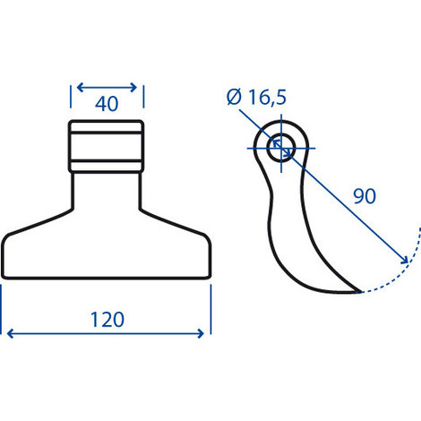 MAZZA 40X90X120 F.16,5