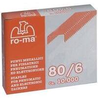 Punto  80  x  fissatrice  ro-ma - 80/12  bronzato  cf=pz  10000  mm  11,5x12