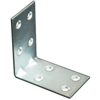 Giunzione 8 fori angolare - Zincata s.mm 2,0 cf=pz 50 cm 8x8x3