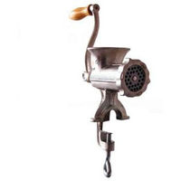 Tritacarne manuale n.10 reber a manovella in ghisa stagnata