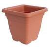 Vaso  quadro  laurus  ics - Pp  terracotta  cm  40x40  h.cm  36