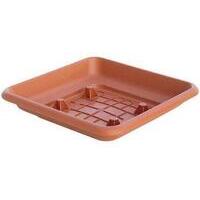 Sottovaso quadro laurus ics - Pp terracotta x vaso cm 40x40