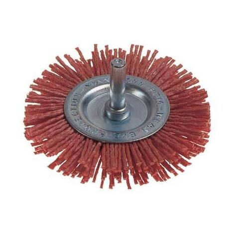 Spazzola  fibra  circolare  +  gambo  pg - 497.20  mm  100  grana  150  g.mm  6