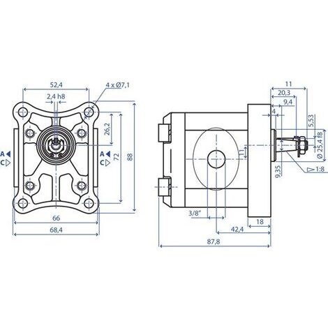 POMPA GR 1 2,6 CC DX STD GAS