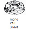 FRIZIONE D.216 MONO 3 LEVE