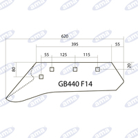 VOMERE ADATTABILE MORO GB440 F14 (6CM) SX
