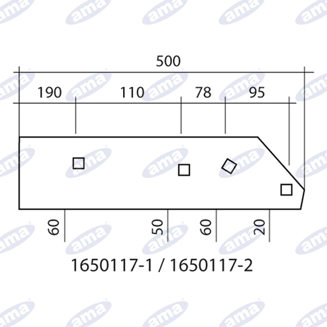 STRISCIANTE ANTERIORE 100x12 DX