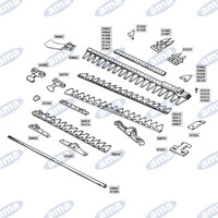 Attacco lama adattabile a SEP rif. 210464 per sezioni da 2