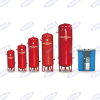 Serbatoio dotato di valvola di sicurezza e manometro di serie 200lt 11bar Ø44 H152 51kg