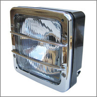 Faro ant.2 luci a molla nero