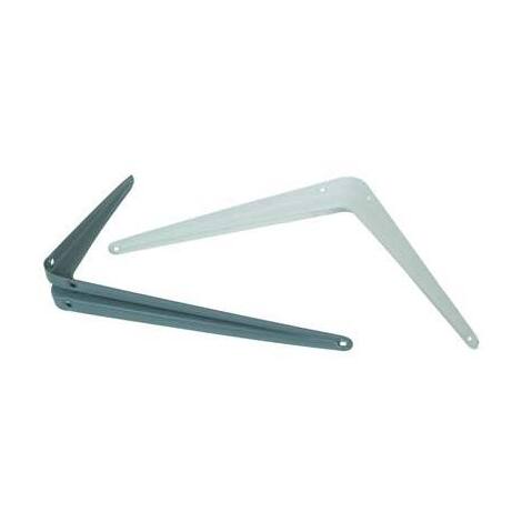 Reggimensola  basic - Acciaio  nervato  verniciato  grigio  mm  250x300