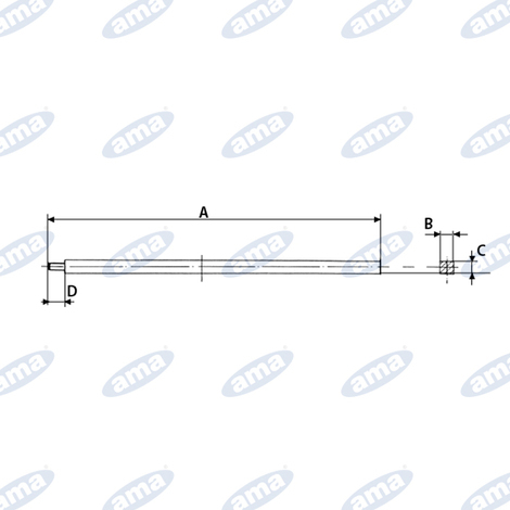 ASSE PORT.25X25 L= 1008