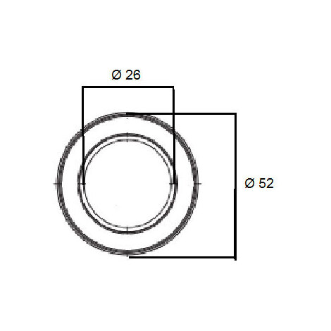 PARAOLIO ASSALI 26X52X1,5