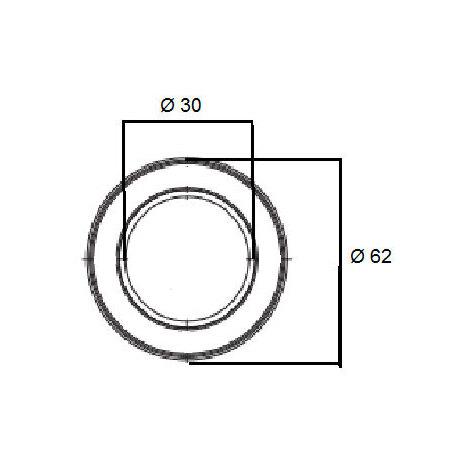 PARAOLIO ASSALI 30X62X1,5