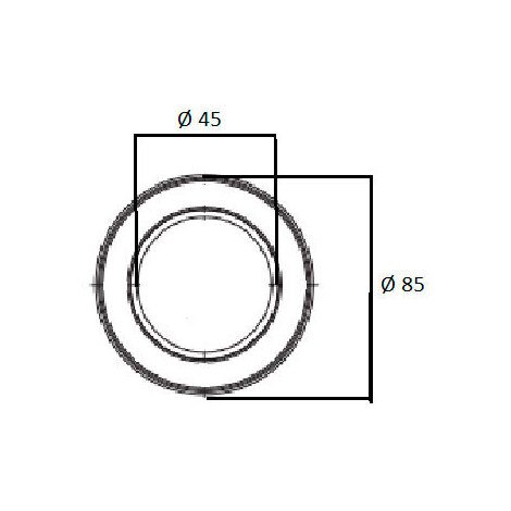 PARAOLIO ASSALI 45X85X1,5