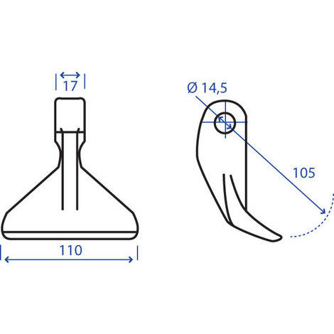 MAZZA 17X105X110 F.14,5