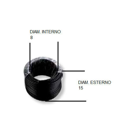 TUBO TELATO INTERNO DIAM.8X15 MT.10
