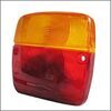 VETRO POSTERIORE ROSSO ARANCIO PZ.10