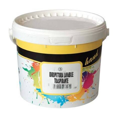 Idropittura  lavabile  hand - Bianco  lt    4