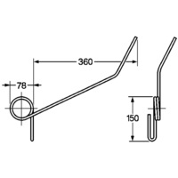 Dente seminatrice gaspardo post. lunga